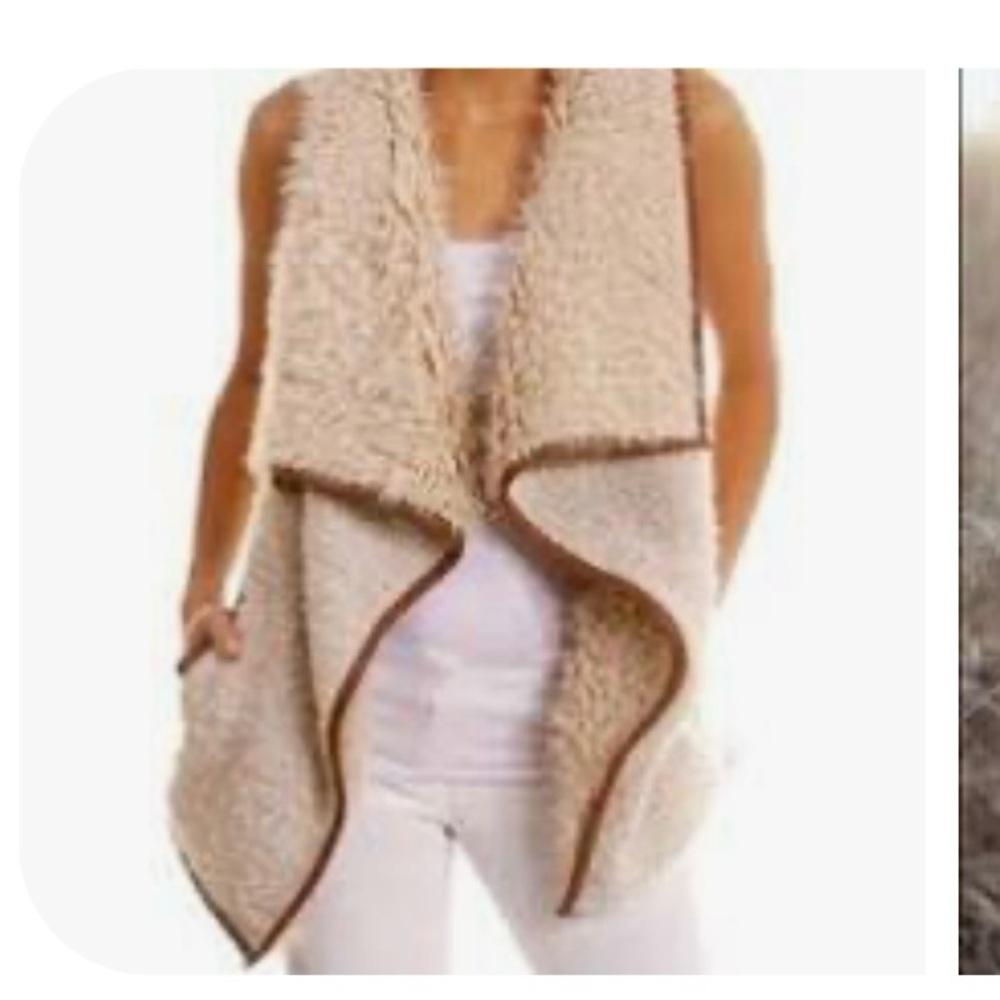 Beautiful vest. 78% Acrylic, 18% Wool, 4% Polyester., - Picture 8 of 8
